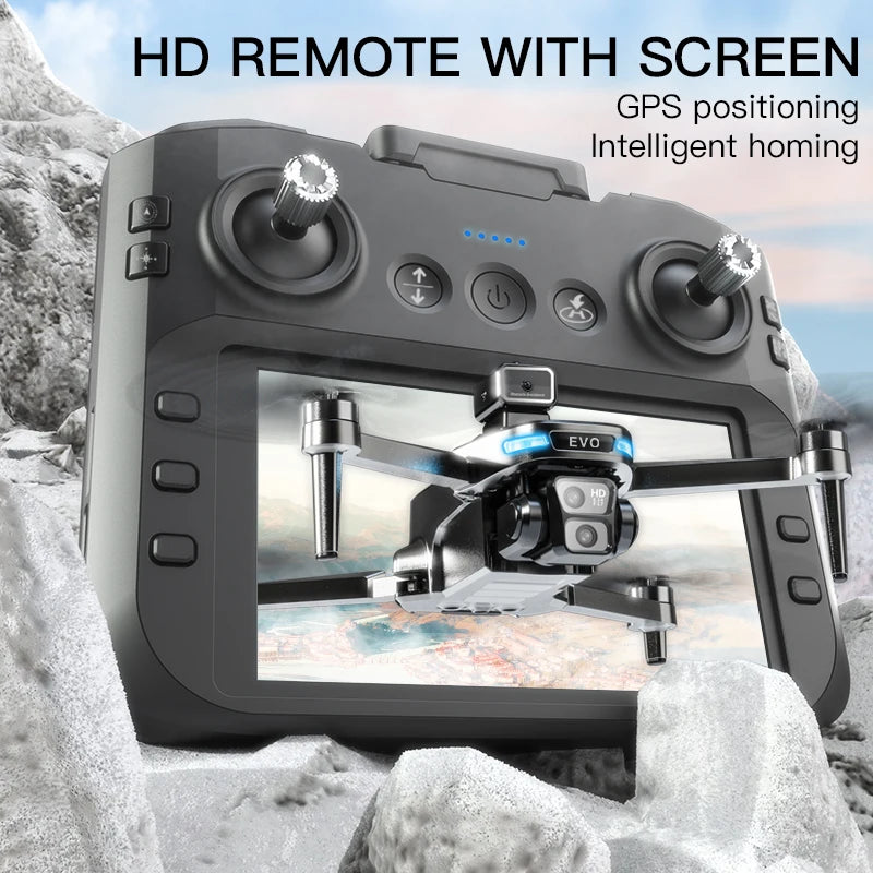 Drone 8K Professional GPS HD Camera Drones 5G WIFI FPV Video 4K UAV 5.9 Inch Large Screen Remote Control RC Dron SG109 PRO MAX