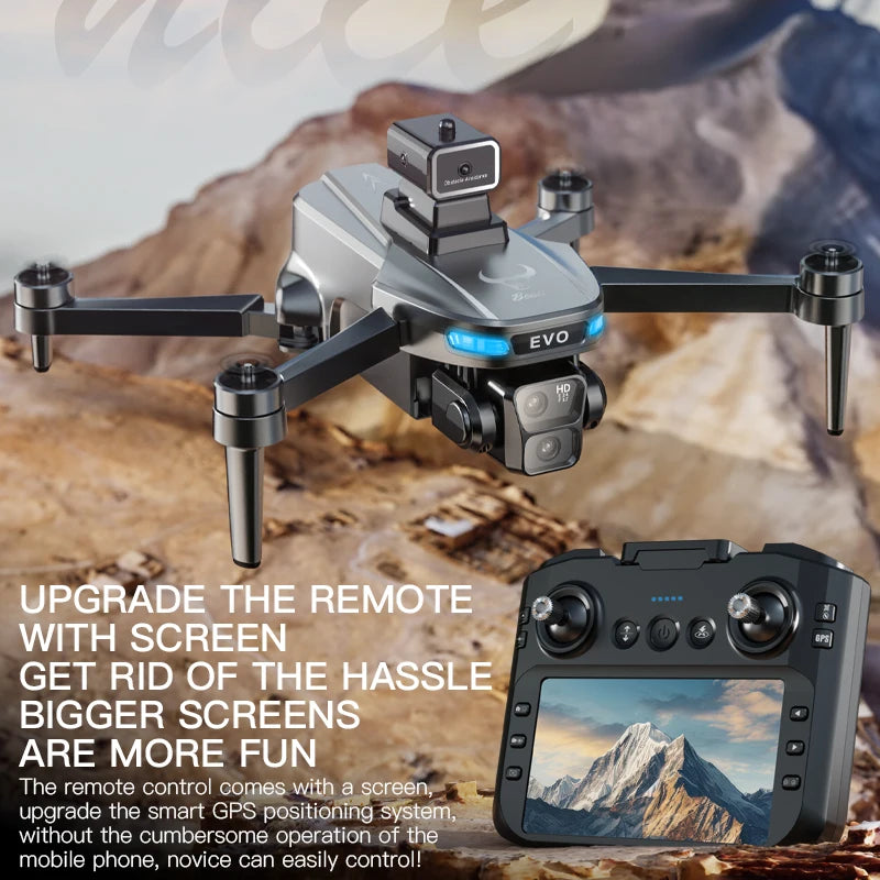 Drone 8K Professional GPS HD Camera Drones 5G WIFI FPV Video 4K UAV 5.9 Inch Large Screen Remote Control RC Dron SG109 PRO MAX